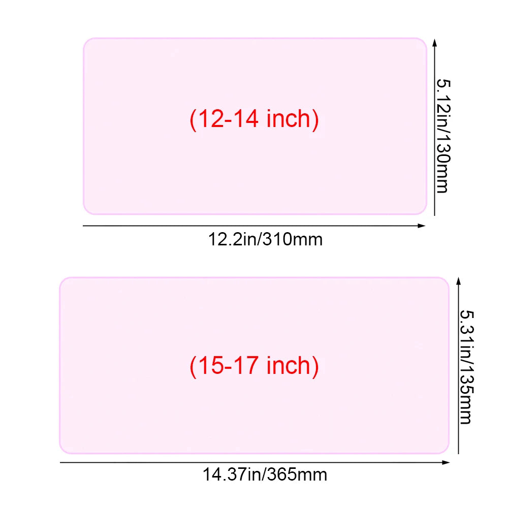 Universal Laptop Keyboard Cover Protector 12-17 Inch Waterproof Dustproof Silicone Notebook Computer Keyboard Protective Film
