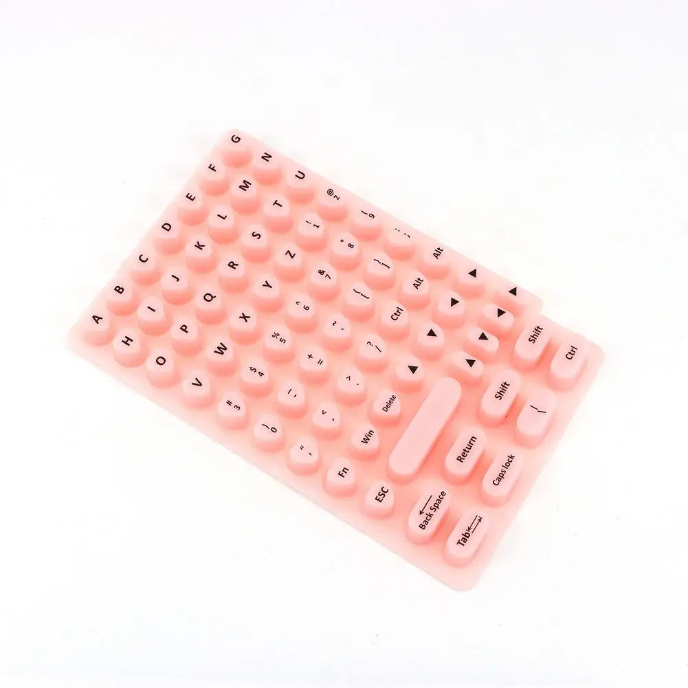 Nail Art Special Typing Artifact Protect Long Nails Silicone Key Cap Keyboard Sticker Desktop Computer Nail Art Keyboard Film