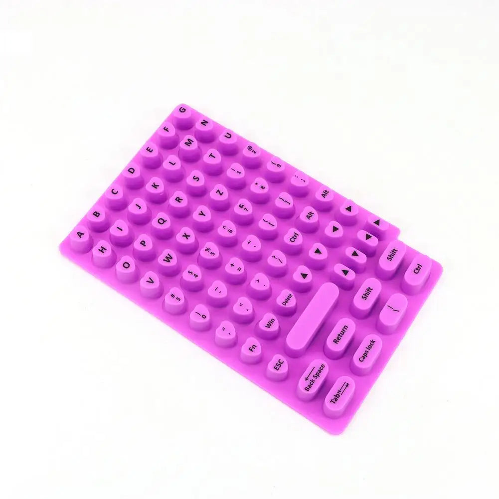 Nail Art Special Typing Artifact Protect Long Nails Silicone Key Cap Keyboard Sticker Desktop Computer Nail Art Keyboard Film