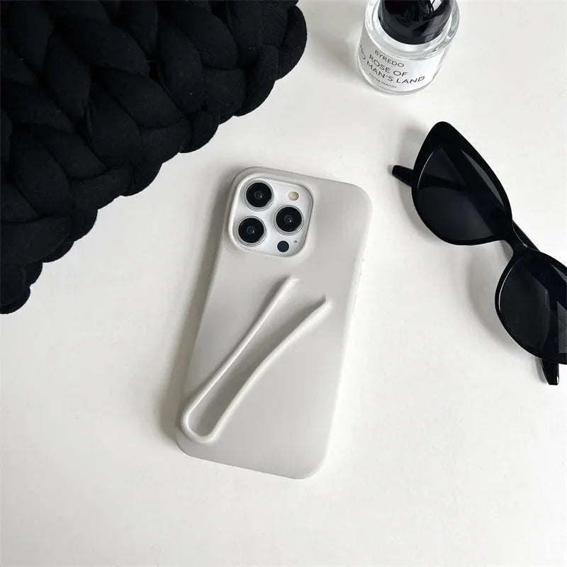 Lipstick Make-Up Soft Silicone Phone Case for Iphone 14 15 Pro Max X Xs XR 11 13 12 Mini 6 7 8 plus SE Portable Lip Gloss Cover