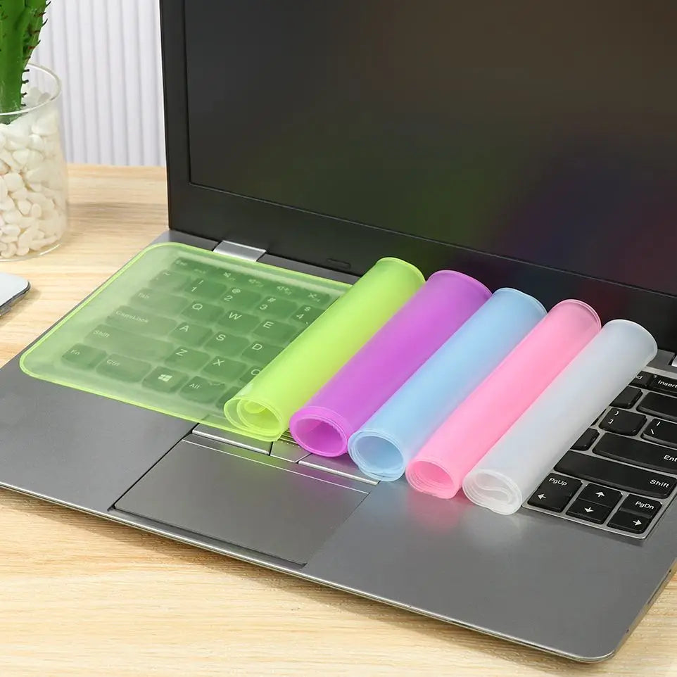 Universal Laptop Keyboard Cover Protector 12-17 Inch Waterproof Dustproof Silicone Notebook Computer Keyboard Protective Film