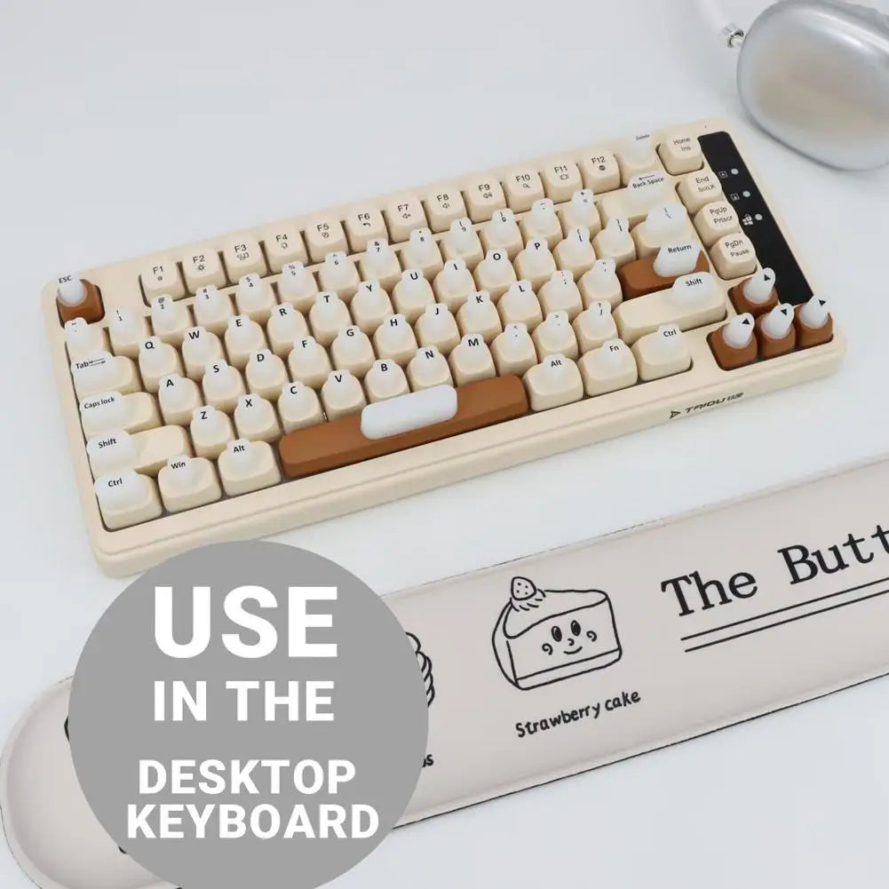Nail Art Special Typing Artifact Protect Long Nails Silicone Key Cap Keyboard Sticker Desktop Computer Nail Art Keyboard Film