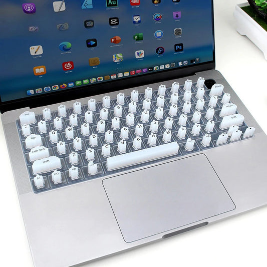 Nail Silicone Keyboard Protective Film for Laptop Nail Long Nail Button Cap Dust Proof Scratch Proof Nail Typing Artifact