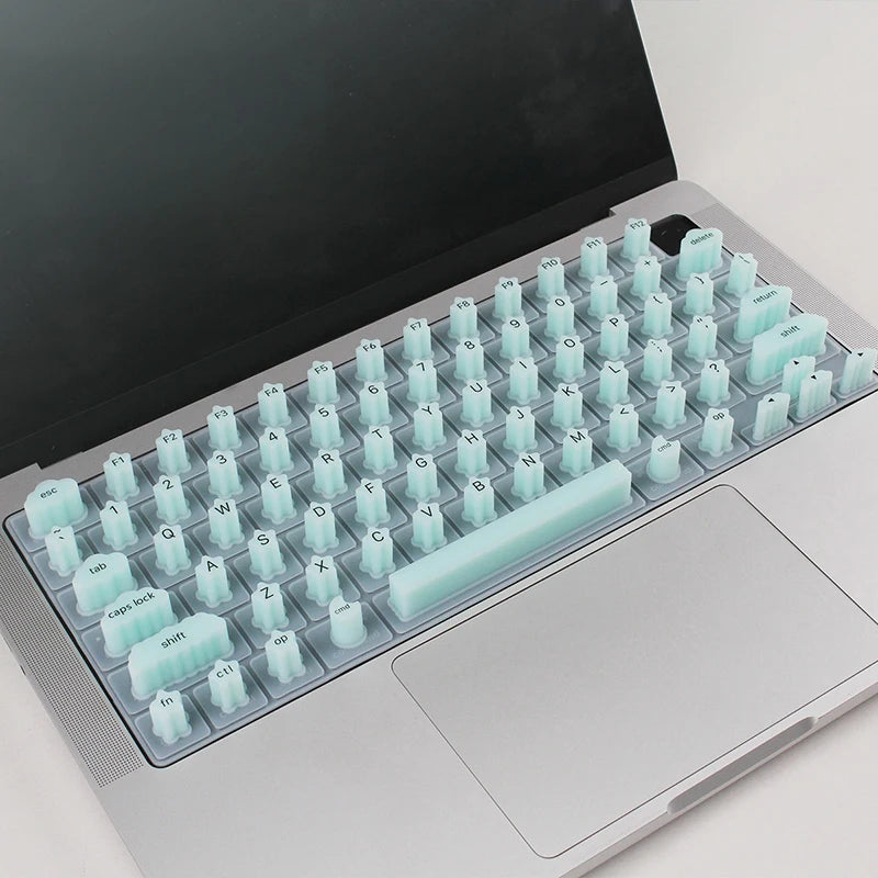Nail Silicone Keyboard Protective Film for Laptop Nail Long Nail Button Cap Dust Proof Scratch Proof Nail Typing Artifact