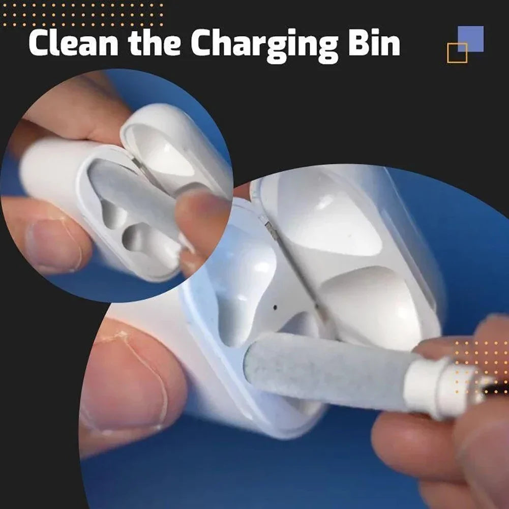 Cleaning Pen for Airpods Cleaner Kit Set Compatible with Airpods Pro 1 2 Wireless Earphone Cleaning Tools for Bluetooth Headset