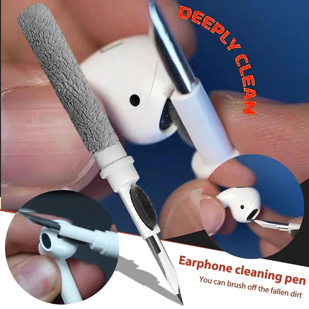 Cleaning Pen for Airpods Cleaner Kit Set Compatible with Airpods Pro 1 2 Wireless Earphone Cleaning Tools for Bluetooth Headset