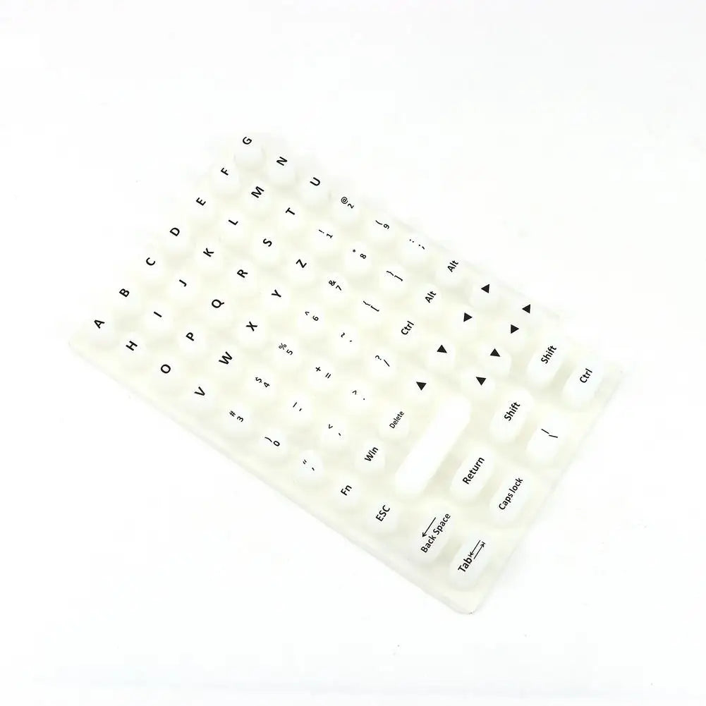 Nail Art Special Typing Artifact Protect Long Nails Silicone Key Cap Keyboard Sticker Desktop Computer Nail Art Keyboard Film